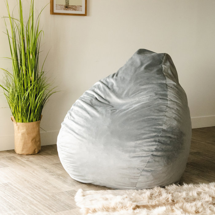 Comfort Research Big Joe Large Teardrop Foam Filled Bean Bag Chair with